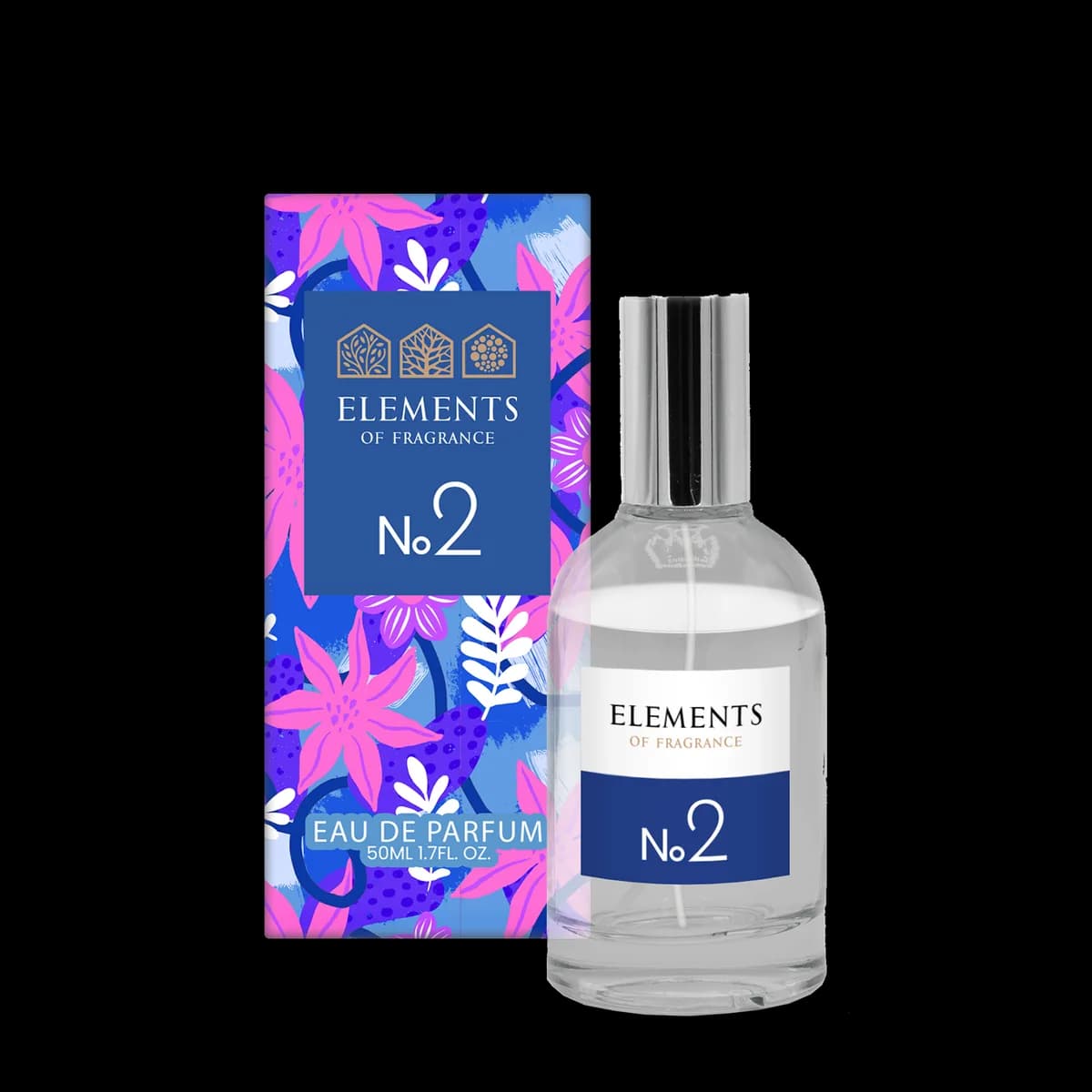 Elements of Fragrance No.2 eau de parfum — 50ml bottle and box