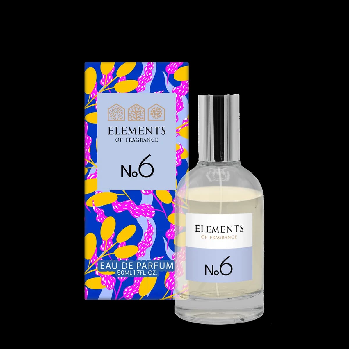 Elements of Fragrance No.6 eau de parfum — 50ml bottle and box