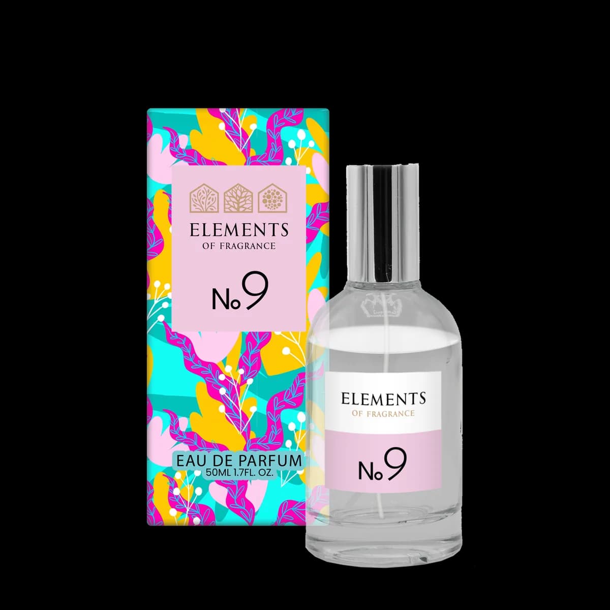 Elements of Fragrance No.9 eau de parfum — 50ml bottle and box