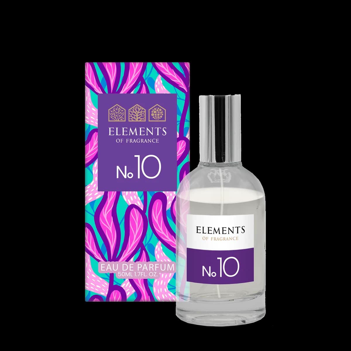 Elements of Fragrance No.10 eau de parfum — 50ml bottle and box