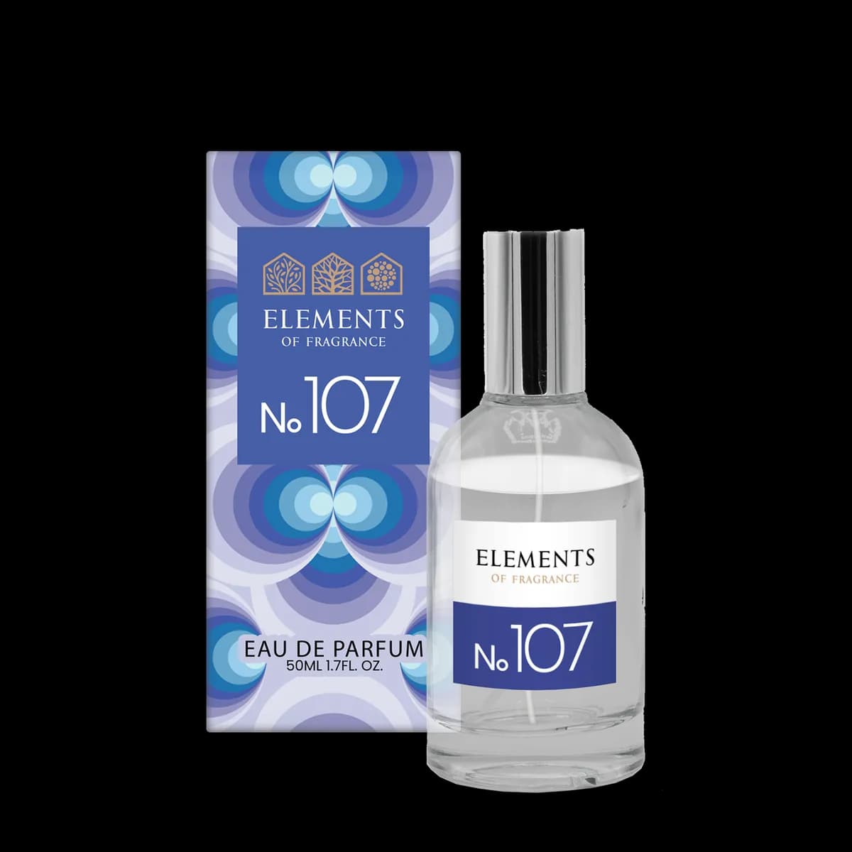 Elements of Fragrance No.107 eau de parfum — 50ml bottle and box