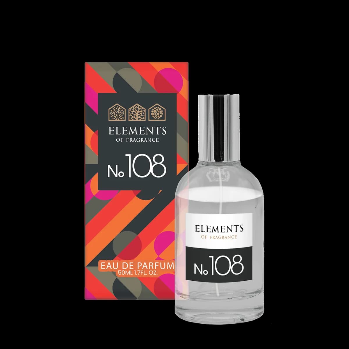 Elements of Fragrance No.108 eau de parfum — 50ml bottle and box